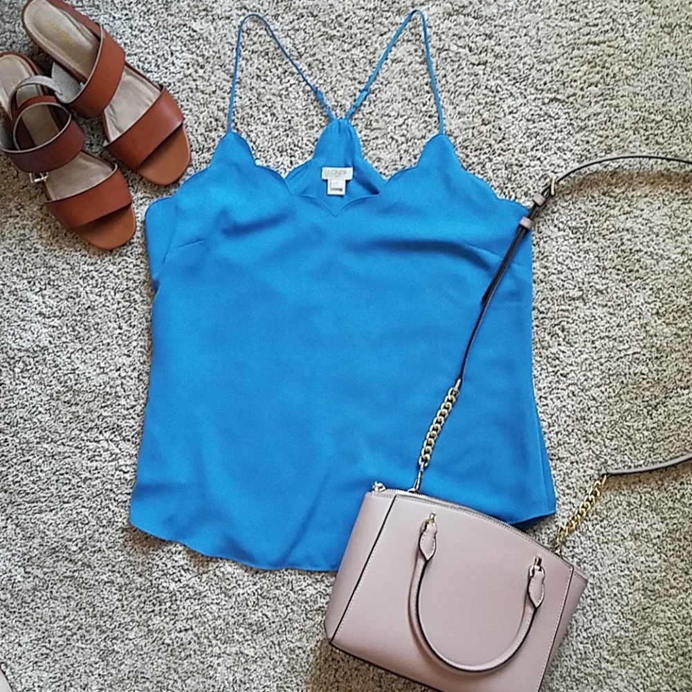 J. Crew Scallop Cami